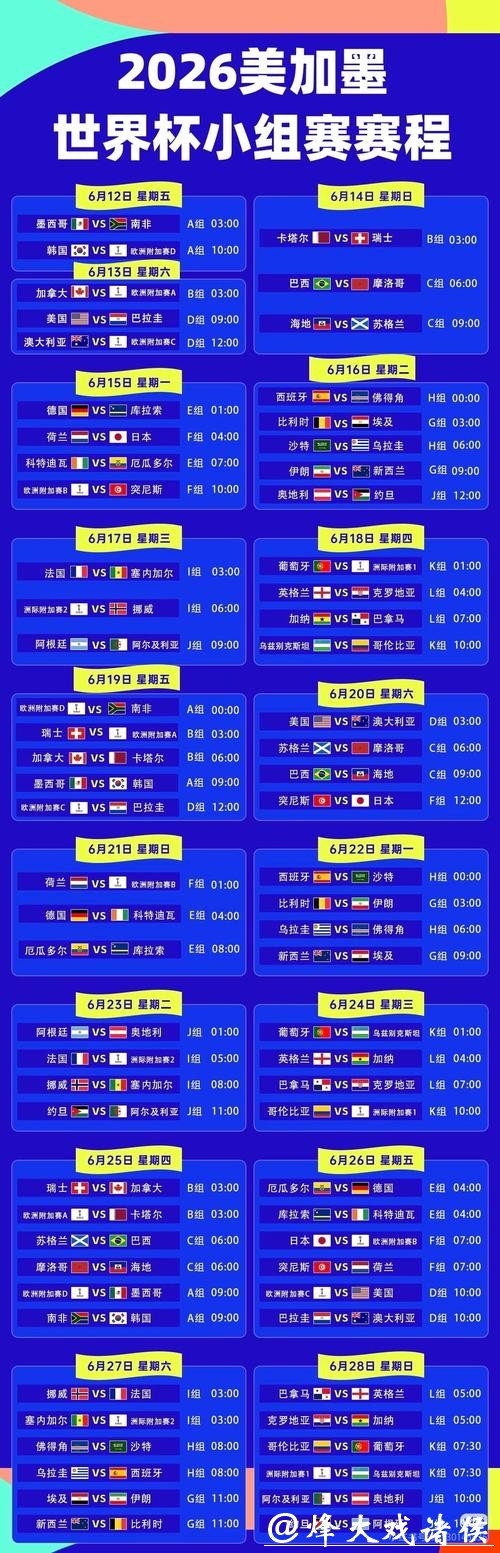 2026世界杯直播:在线视频平台收看详细 2026世界杯直播:在线视频平台收看详细